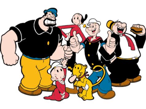 Arquivos Imagem De Molde Turma Do Popeye Para EVA E Artesanato