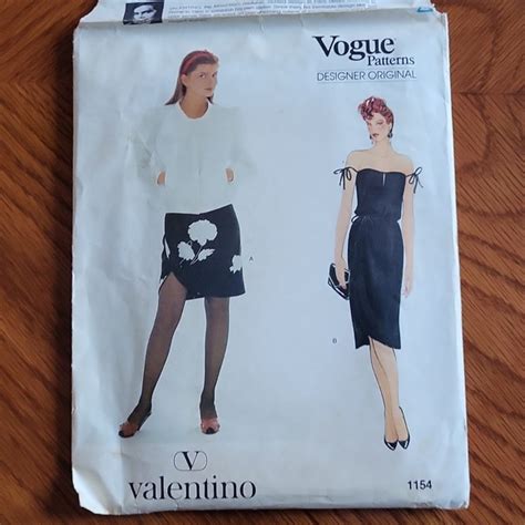 Vogue Pattern Designer Original Other Vintage Vogue Valentio Designer Jacket And Dress