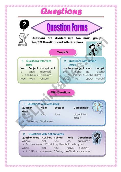 Questions Esl Worksheet By Missola