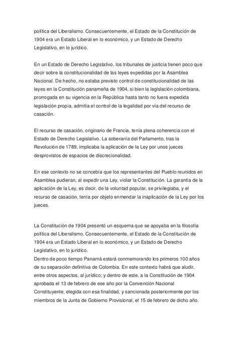 La constitución de 1904 constitucional