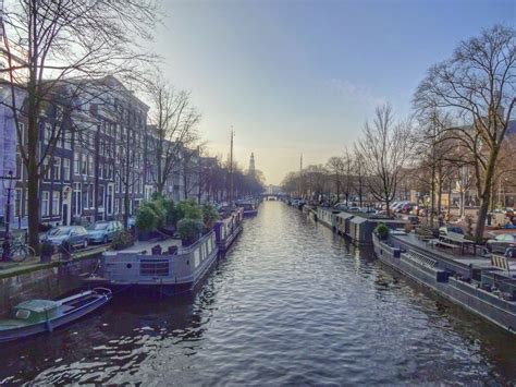 A View Of The Prinsengracht In Amsterdam You Can Meanwhile
