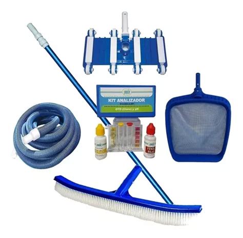 Kit De Mantenimiento Para Alberca Pzas Manguera Mts