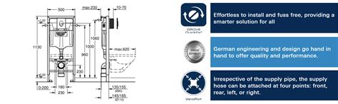 GROHE 38722001 | Rapid SL Installation Set | 1.13m: Amazon.co.uk: DIY ...