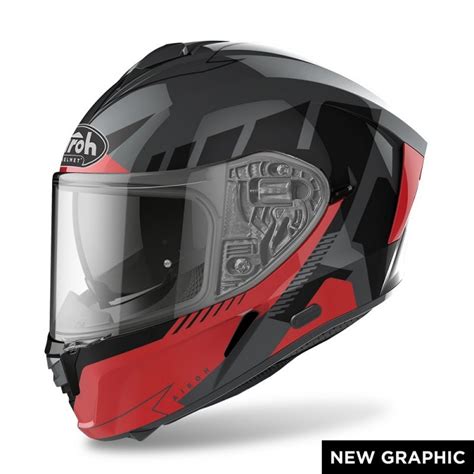 Airoh Casco Integrale Spark Rise Red Gloss Il Centauro Sas