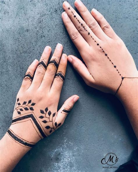 50 Gorgeous And Simple Henna Designs For The Minimalist Mehndi