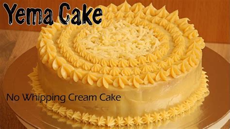 Yema Cake How To Make Authentic Yema Cake Yema Frosting Cake Without