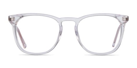 Vinyl Square Clear Full Rim Eyeglasses Eyebuydirect Canada