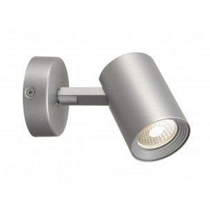 148504 SLV Debasto Single Zilvergrijs LED Spot Lamp Wall Lights Light