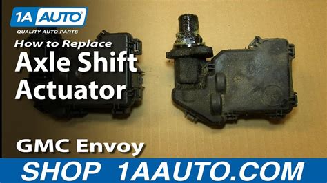 How To Install Replace 4x4 Front Axle Shift Actuator Gmc Envoy Buick