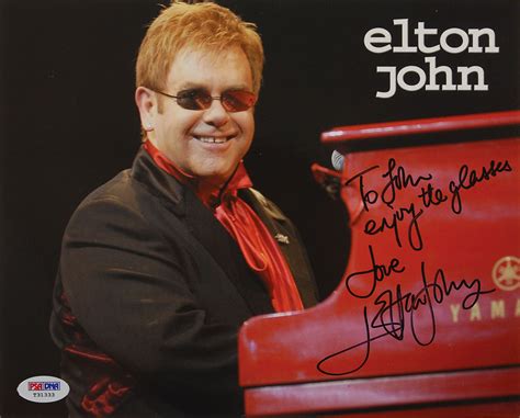 Elton Johns Personally Owned And Worn Prescription Glasses Rr