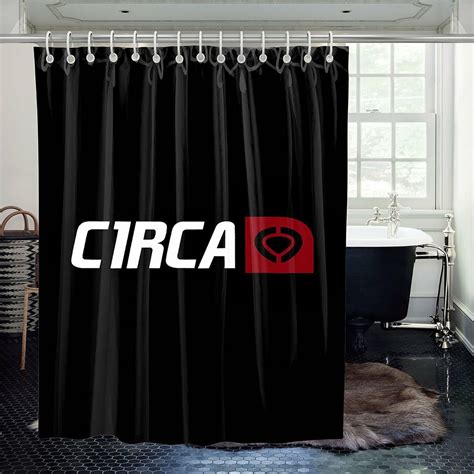 Order Circa Skateboard Logo Bold Shower Curtain From Brightroomy Now