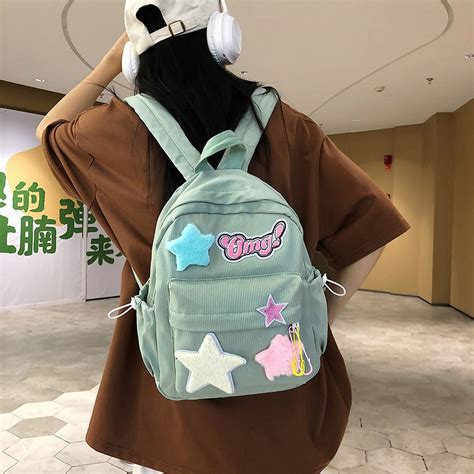 Kawaii Backpack For Girls School Bags For Teenage Y K Vintage Women