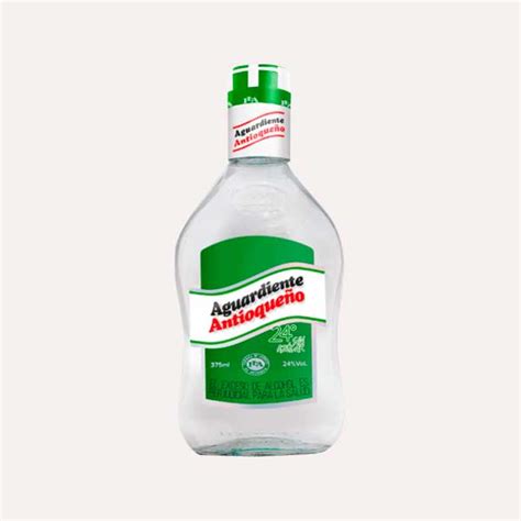Aguardiente Antioqueño Verde 375ml - Piragua
