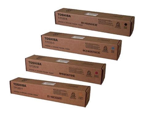 Toshiba Tfc Toner Cartridge Set Bk C M Y Genuine