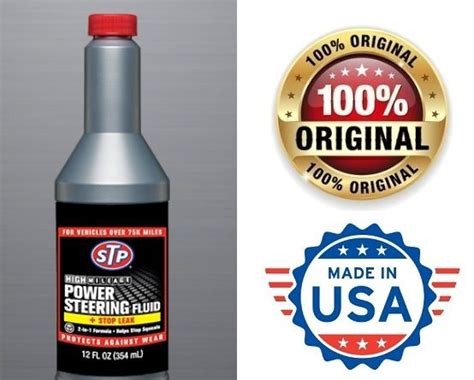 Ready Stock Stp Power Steering Fluid Stop Leak Oz Ml Made In