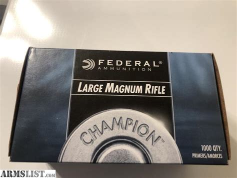 Armslist For Sale Large Rifle Magnum Primers