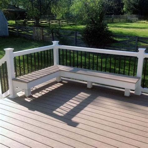 Top 60 Best Deck Bench Ideas Built In Outdoor Seating Designs