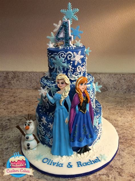 Anna And Elsa Birthday Cakes