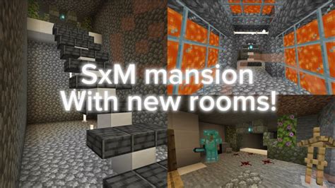 I Added New Rooms Into The Sxm Mansion Minecraft Youtube