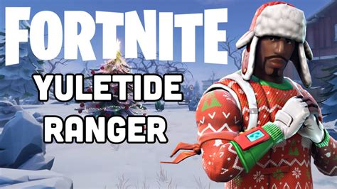 Fortnite New Yuletide Ranger Skin Gameplay Youtube