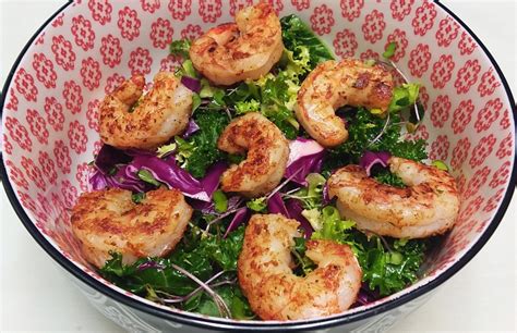 Spicy Shrimp Super Salad • Oh Snap! Let's Eat!