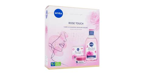 Nivea Rose Touch Care Cleansing Skincare Regime Zestaw El Krem Do