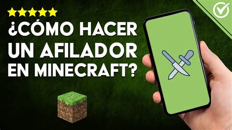 Cómo HACER un AFILADOR en Minecraft Mantén tus Armas y Herramientas