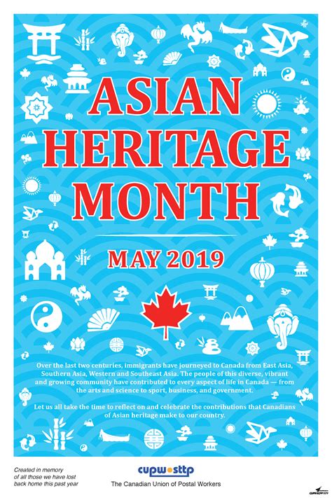 CUPW - 2019-05-03 - Asian Heritage Month