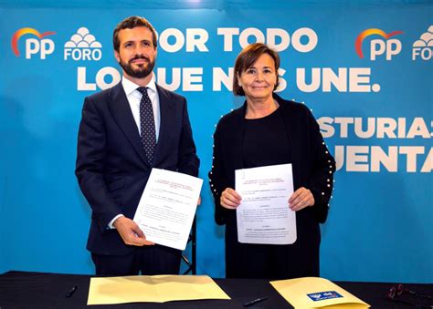 Elecciones Casado resalta la coalición PP Foro