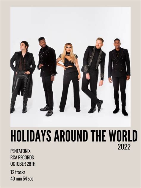 Holidays Around The World Ptx Pentatonix Holidays Around The World Tour Posters