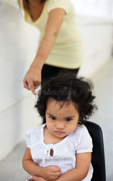 Time To Think About What You Did A Little Girl Being Scolded For Being