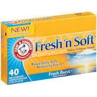 Arm Hammer Fresh N Soft Fabric Softening Sheets Purifying Waters