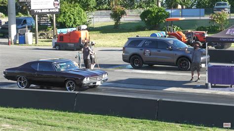 Durango Hellcat Drags SRT 392 Challenger Chevy SS And Its Truly A