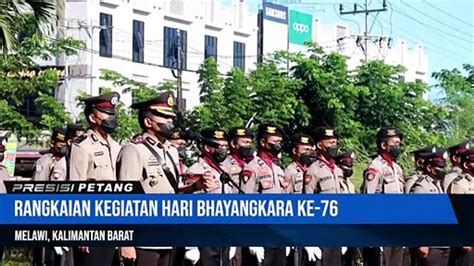 Sambut Hari Bhayangkara Ke Polres Melawi Gelar Upacara Ziarah Tabur