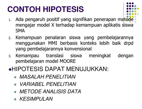 Contoh Hipotesis Untuk Penelitian Contoh Kr Hot Sex Picture