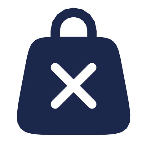 Bag Cross Vector Svg Icon Svg Repo