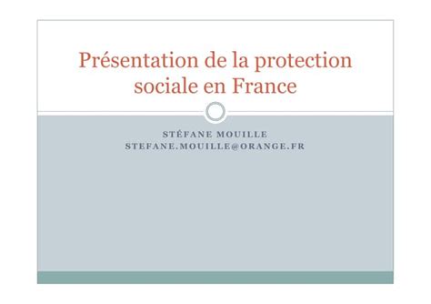 Présentation De La Protection Sociale Française Ppt