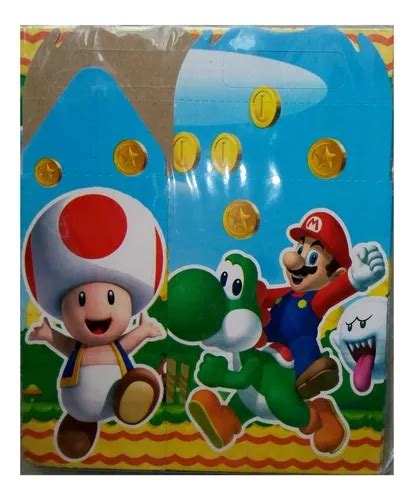 Princesa Peach Toad Bros Paq Dulceros Cajitas Bolo Feliz En Venta En