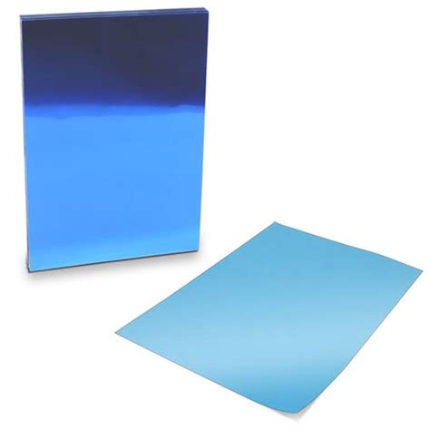 Couverture De Reliure A Texet Feuille Plastique Bleu Transparente