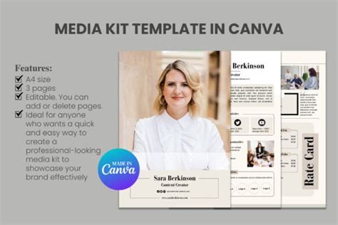 Influencer Proposal Template Designs Graphics