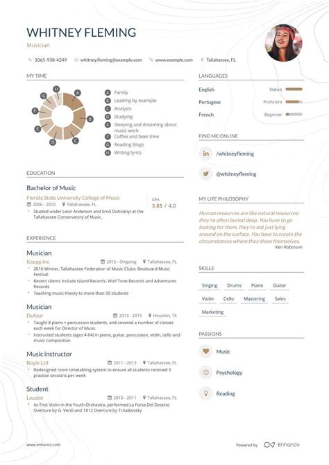 resume template  college  template