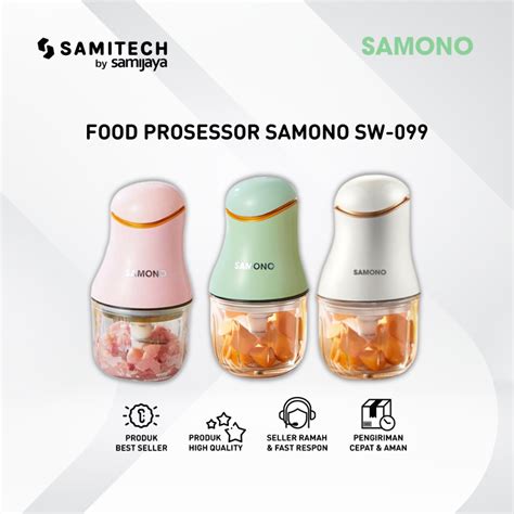 Jual FOOD PROCESSOR CHOPPER PORTABLE SAMONO SW 099 SW099 200WATT 0 3