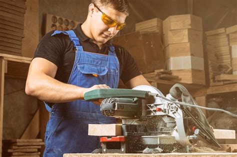 Premium Photo Closeup As A Young Male Construction Worker Carpenter