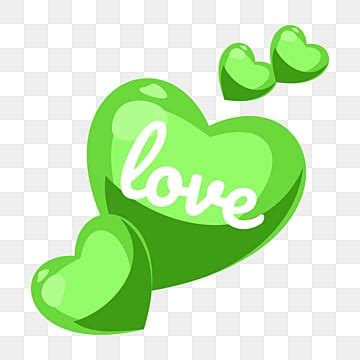 Green Hearts PNG Transparent Green Heart Green Heart Love PNG Image