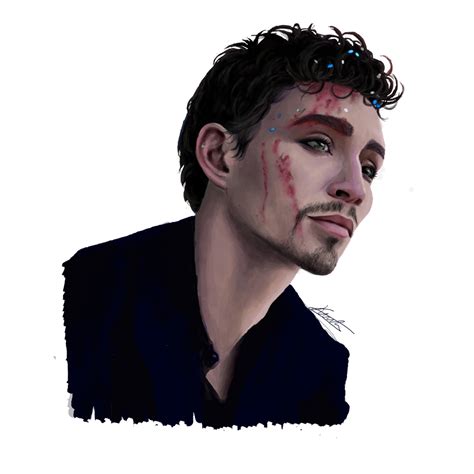 Klaus Hargreeves Umbrella Academy Sticker By Katie Whittingham White
