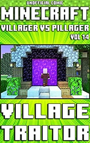 Unofficial Minecraft Villager Vs Pillager Village Comic Minecraft Comic Book Vol 56