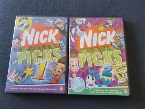 Lot De Et Dvd Nick Picks Bob L Ponge Fairly Oddparents Neutron