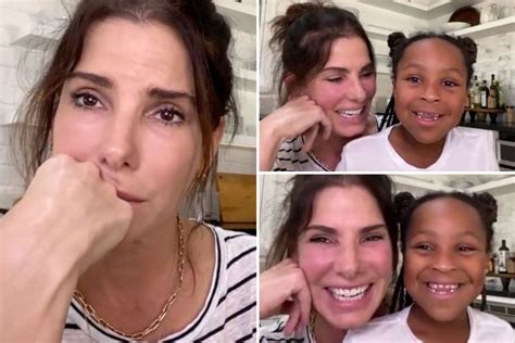 Sandra Bullock Breaks Down In Tears While Surprising Nurse With Rarely Seen Daughter Laila 8