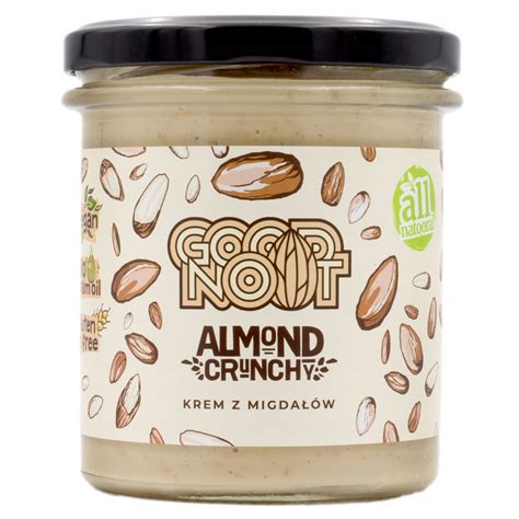 KREM Z MIGDAŁÓW ALMOND CRUNCHY GOOD NOOT 300G 12626594356 Allegro pl