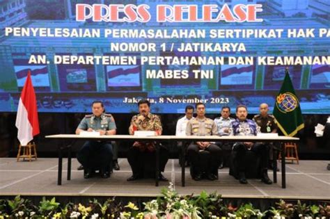 Sinergi Kementerian ATR BPN Dengan Aparat Penegak Hukum Dan Lembaga